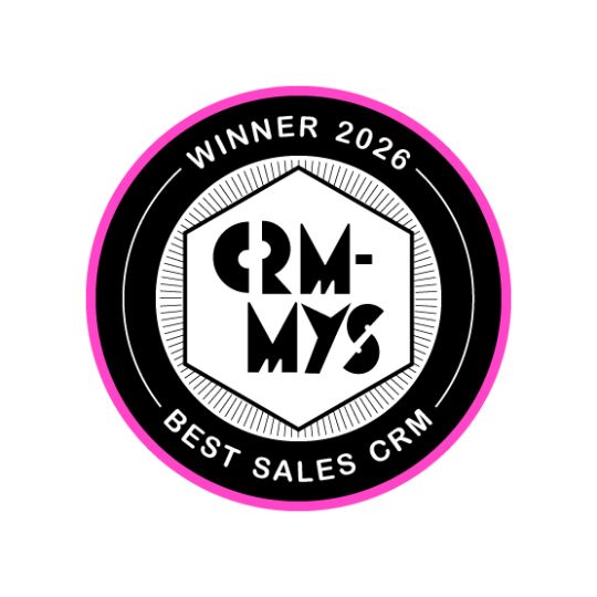 CRMmys Awards 2026 – Best Sales CRM díj a Pipedrive sales CRM-nek